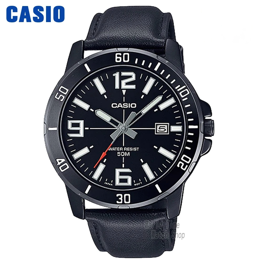 Casio MTP Chronograph Sport Men's Quartz Watches - Dagger & Diamond MTP-VD01BL-1B