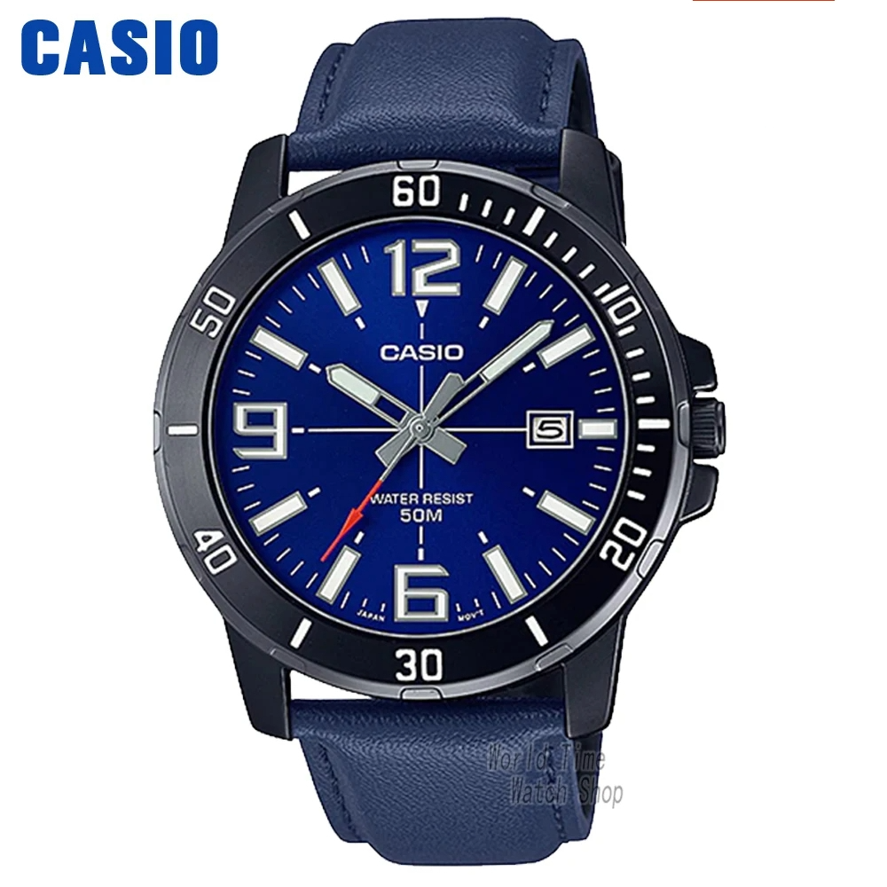 Casio MTP Chronograph Sport Men's Quartz Watches - Dagger & Diamond MTP-VD01BL-2B