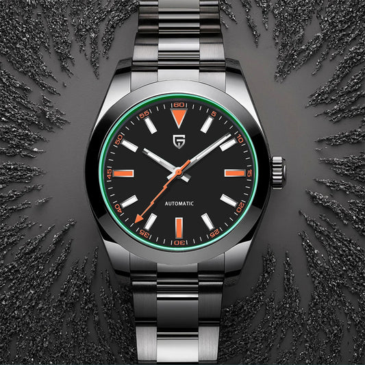 PAGANI DESIGN PD-1733 Green Sapphire Automatic Watch For Men - Dagger & Diamond