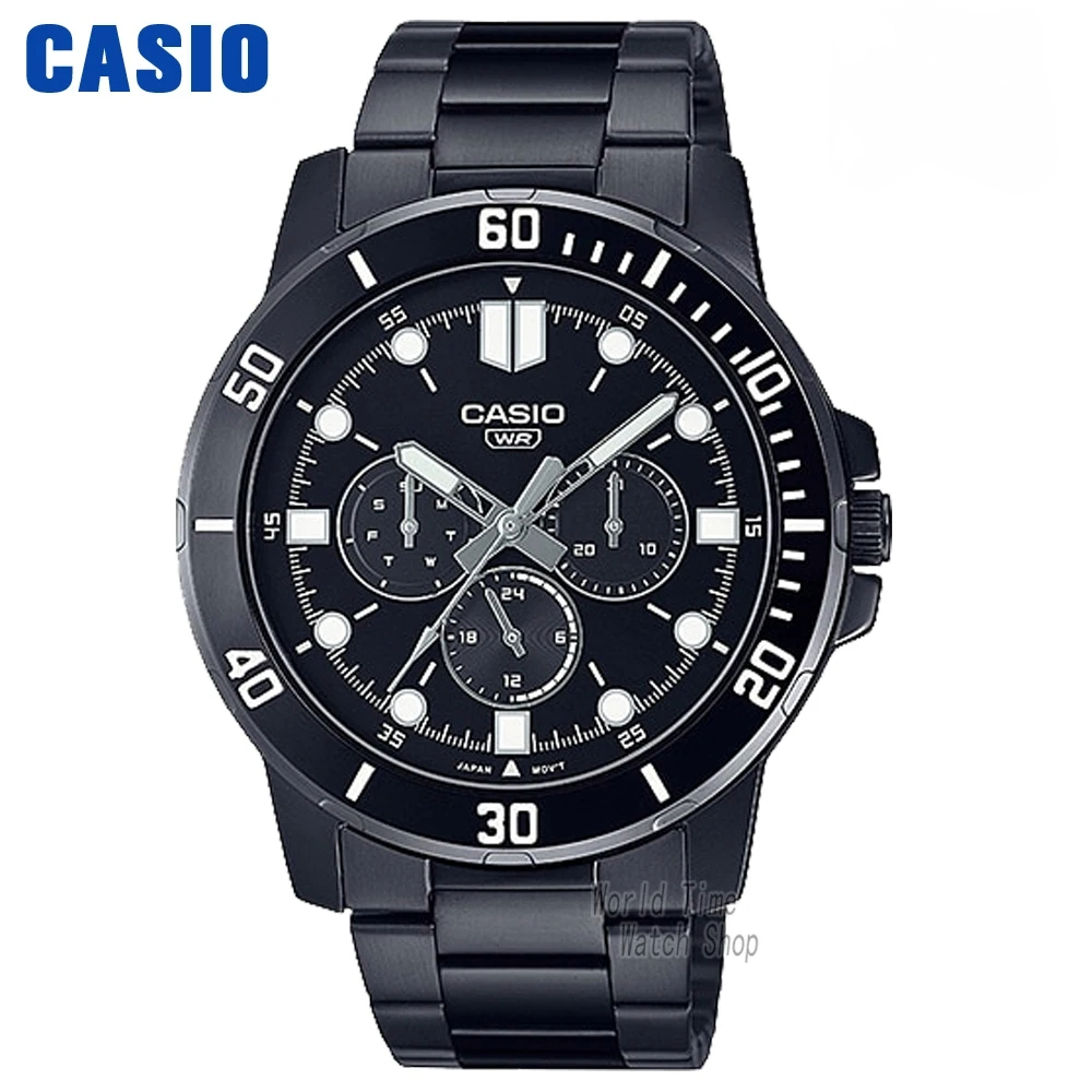 Casio MTP Chronograph Sport Men's Quartz Watches - Dagger & Diamond MTP-VD300B-1E