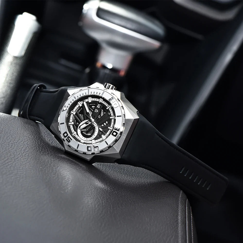 PAGANI DESIGN PD-YS007 Luxury Sport Automatic Watch for Men - Dagger & Diamond