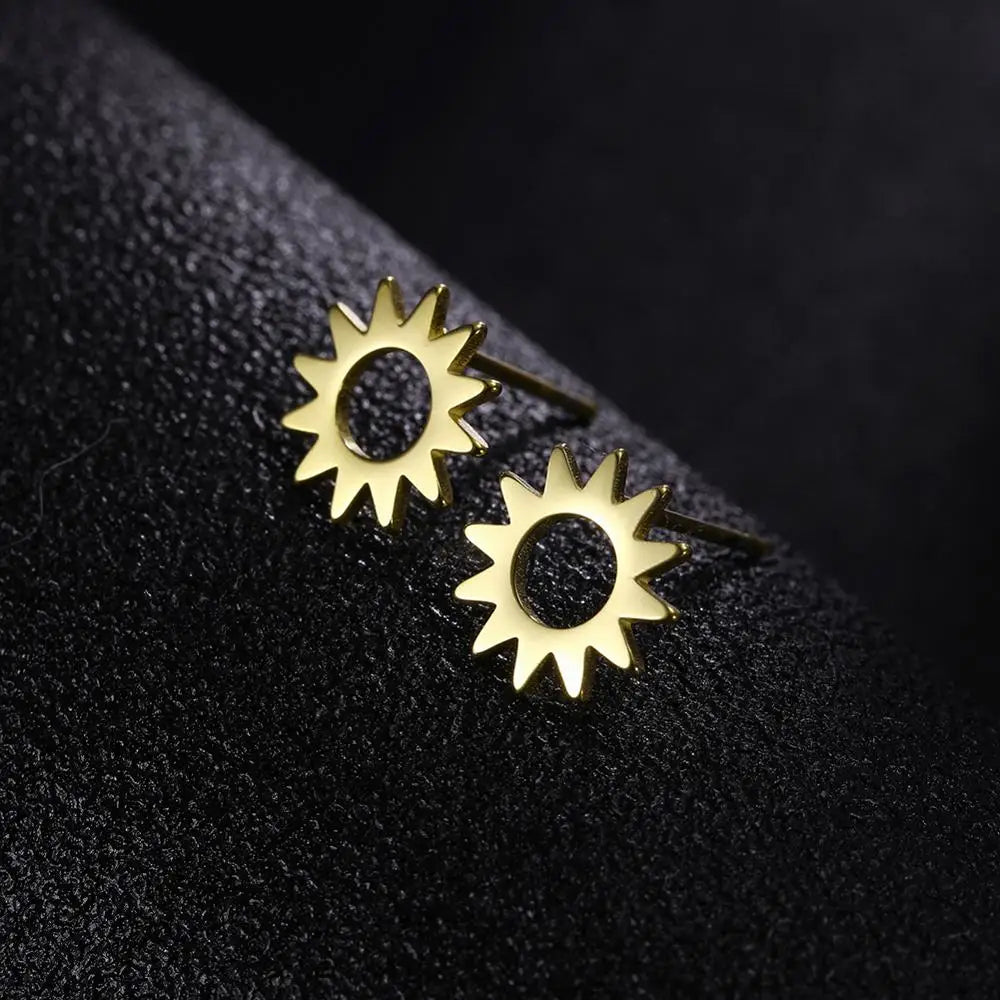 Sun Stud Earrings