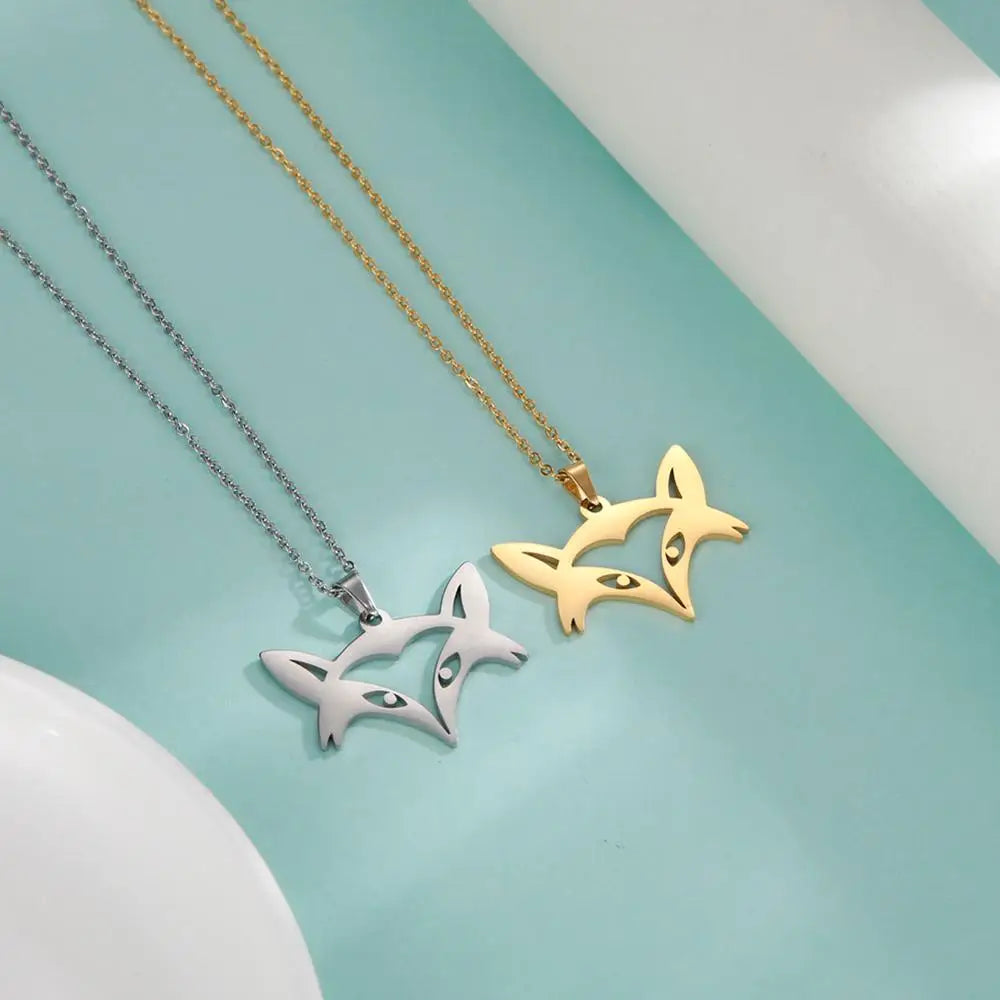 Fox Pendant Necklaces for Her