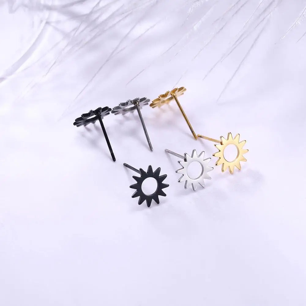 Sun Stud Earrings