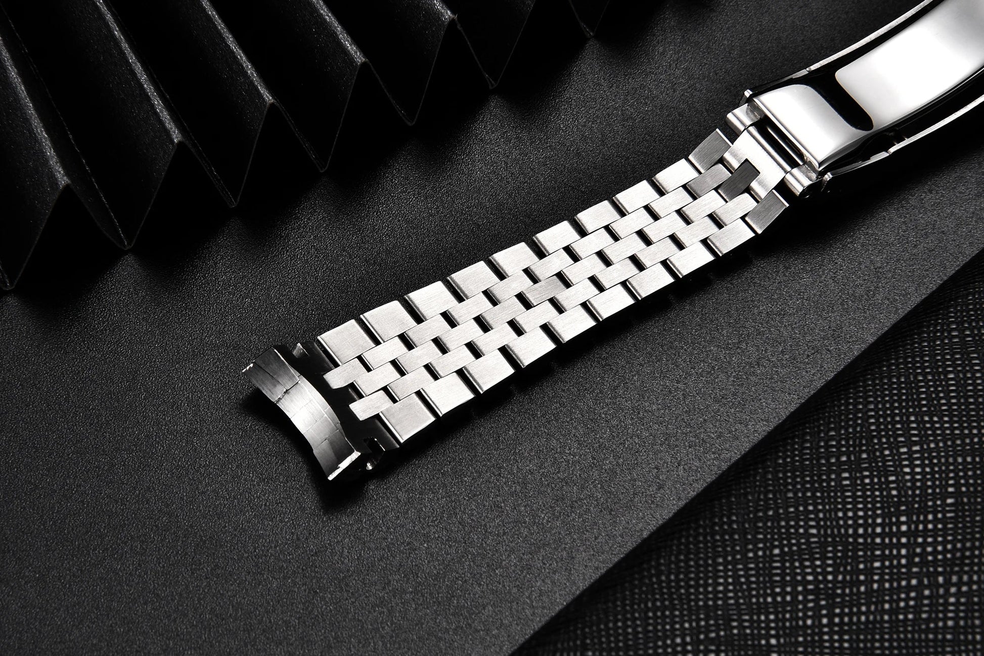 PAGANI DESIGN Jubilee Bracelet Watch Band - Dagger & Diamond