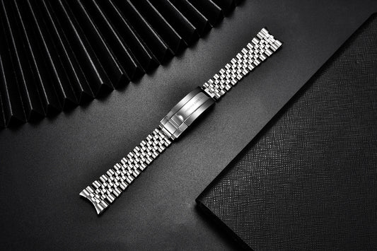 PAGANI DESIGN Jubilee Bracelet Watch Band - Dagger & Diamond 20MM