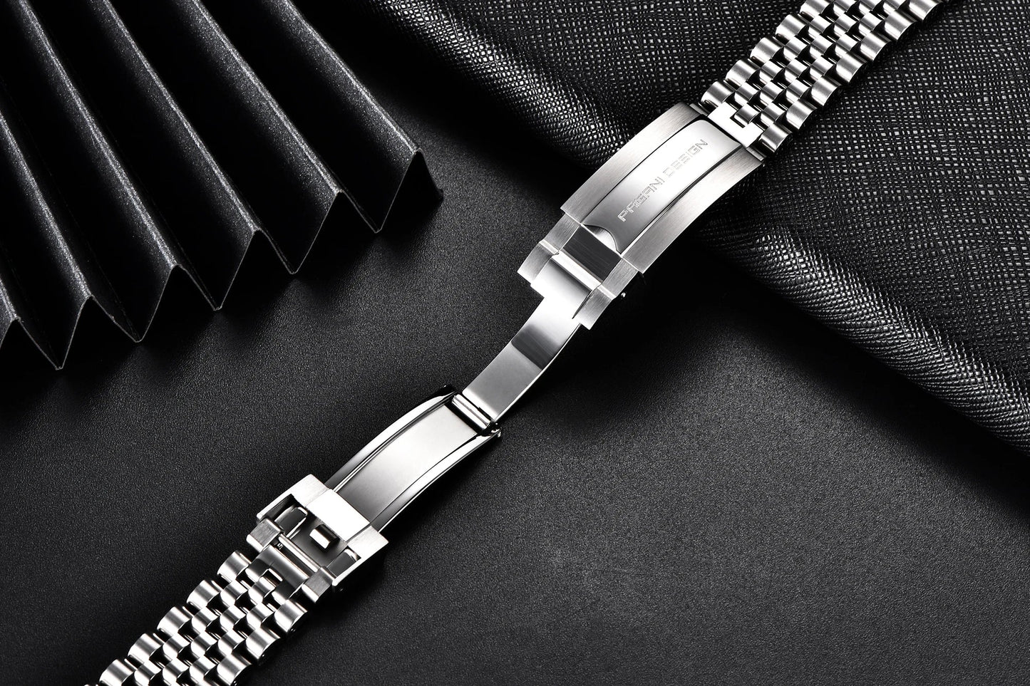 PAGANI DESIGN Jubilee Bracelet Watch Band - Dagger & Diamond