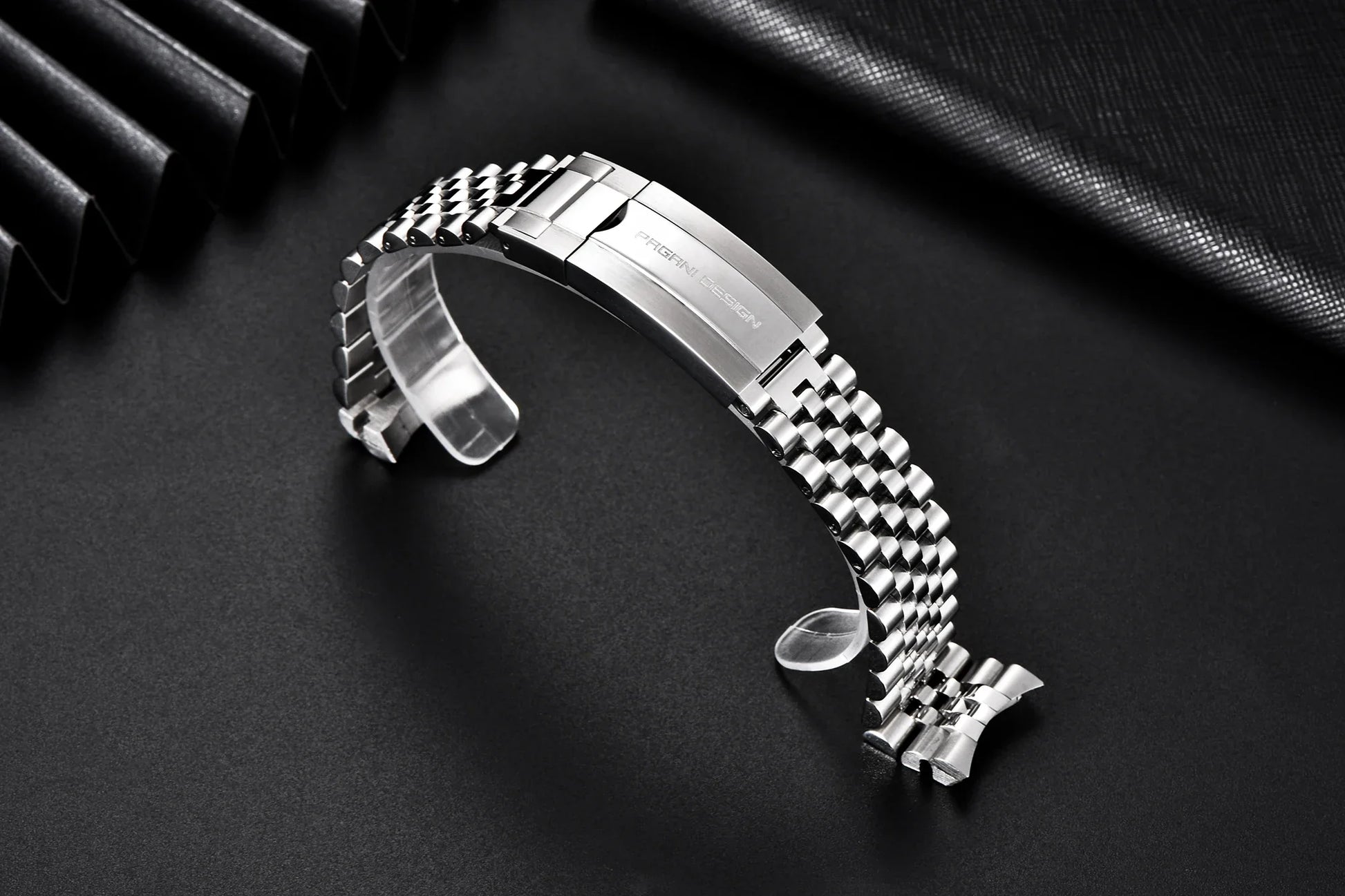 PAGANI DESIGN Jubilee Bracelet Watch Band - Dagger & Diamond