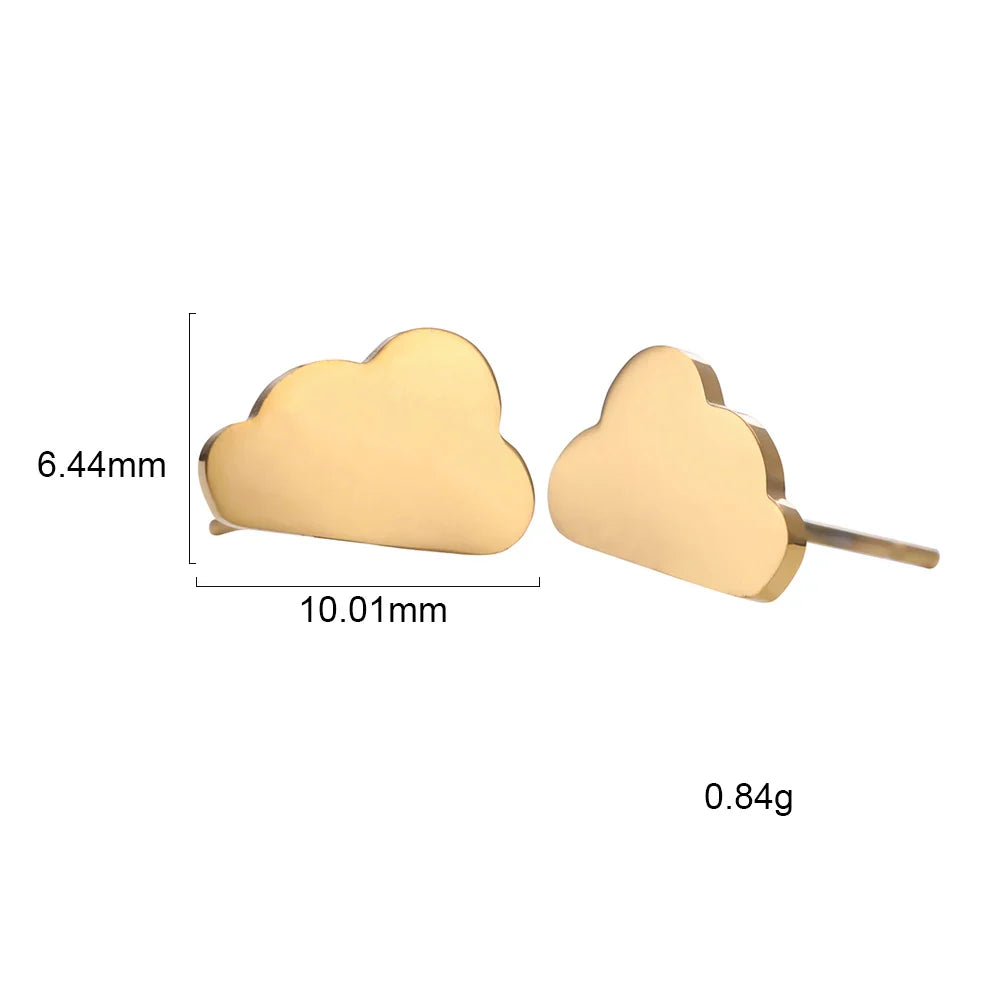 Cute Cloud Stud Earrings