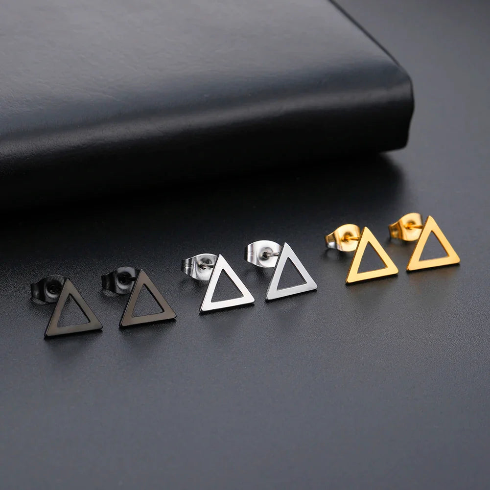 Geometric Stud Earrings