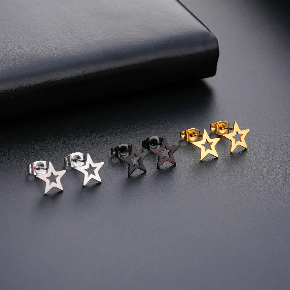 Geometric Stud Earrings