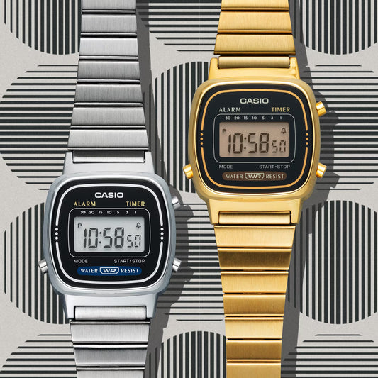 Casio WR Retro Digital Watches - Dagger & Diamond