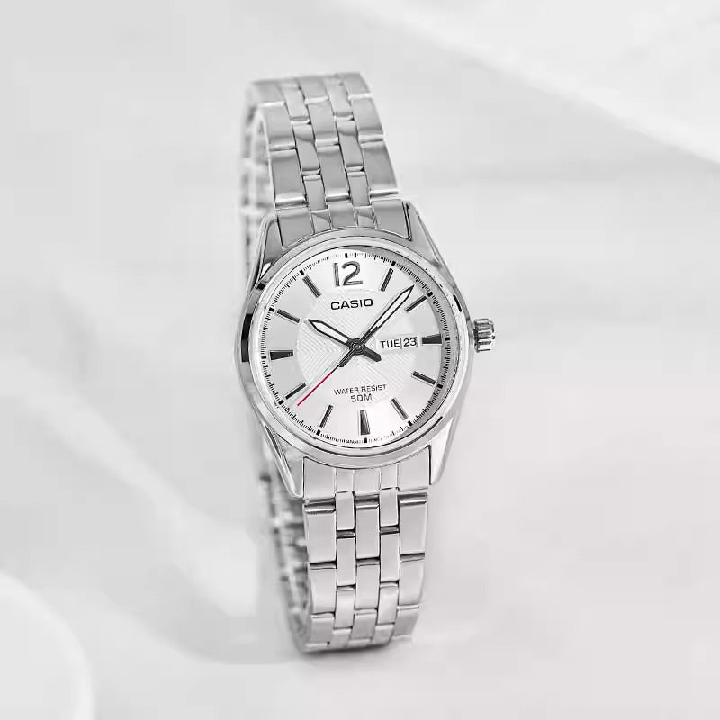 Casio LTP-1335D Waterproof Quartz Watch for Women - Dagger & Diamond