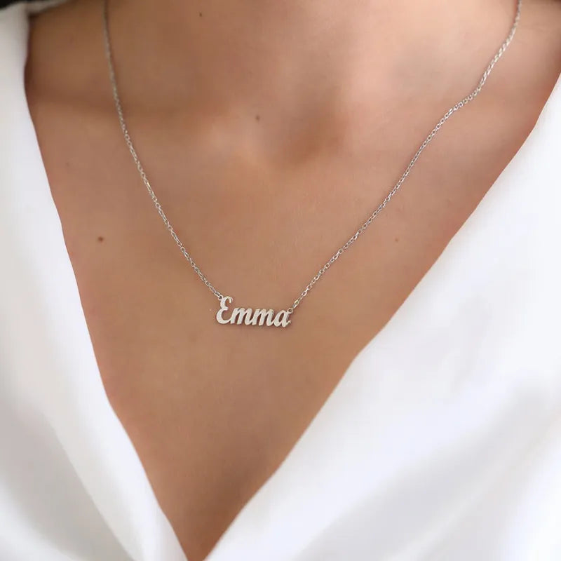 Personalized Multi Name Necklace - Dagger & Diamond