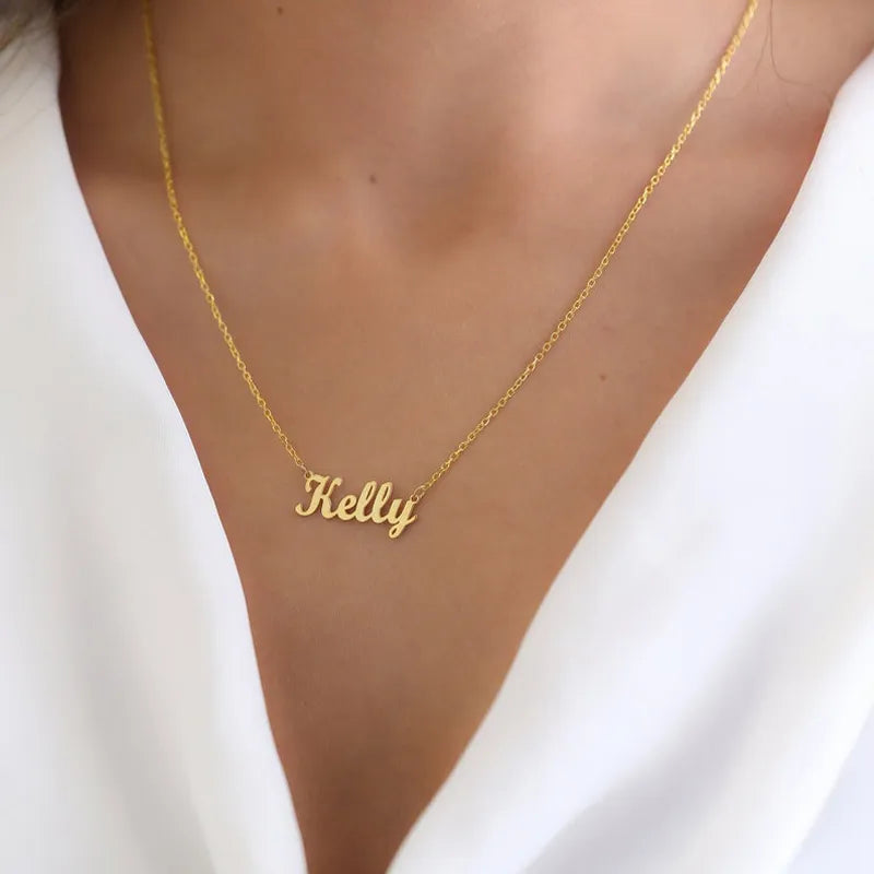 Personalized Name Necklace for Her - Dagger & Diamond