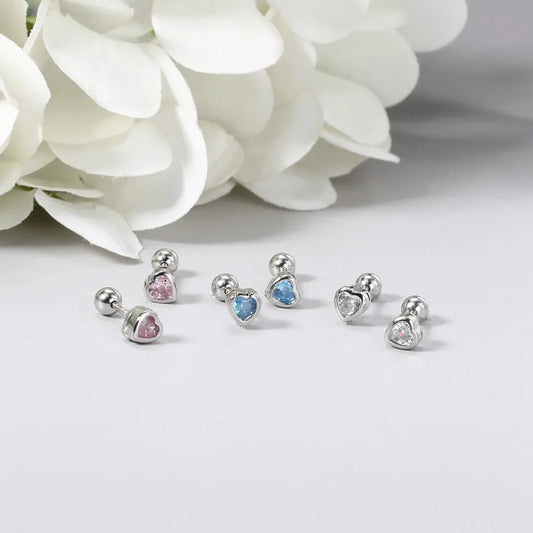 Mini Colorful Stud Earrings - Dagger & Diamond