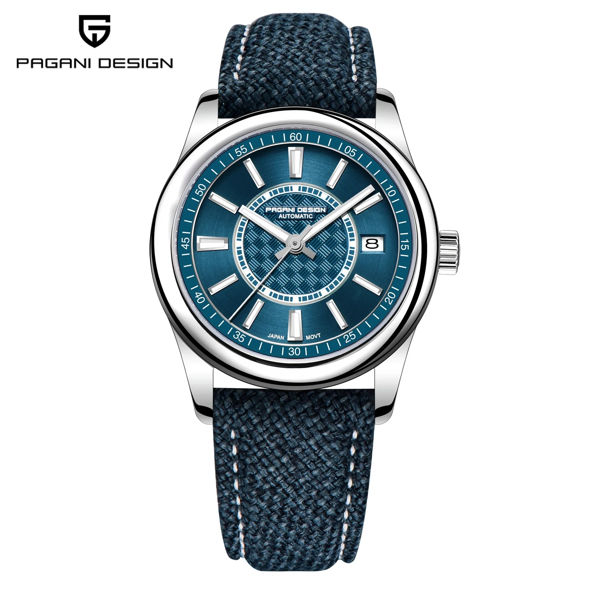 PAGANI DESIGN PD-1778 Automatic Watch for Men - Dagger & Diamond Blue