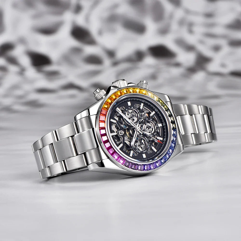 PAGANI DESIGN PD-1777 Automatic Watch for Men - Dagger & Diamond