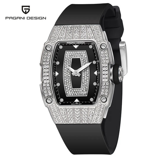 PAGANI DESIGN PD-YS013 Luxurious Quartz Watch for Women - Dagger & Diamond