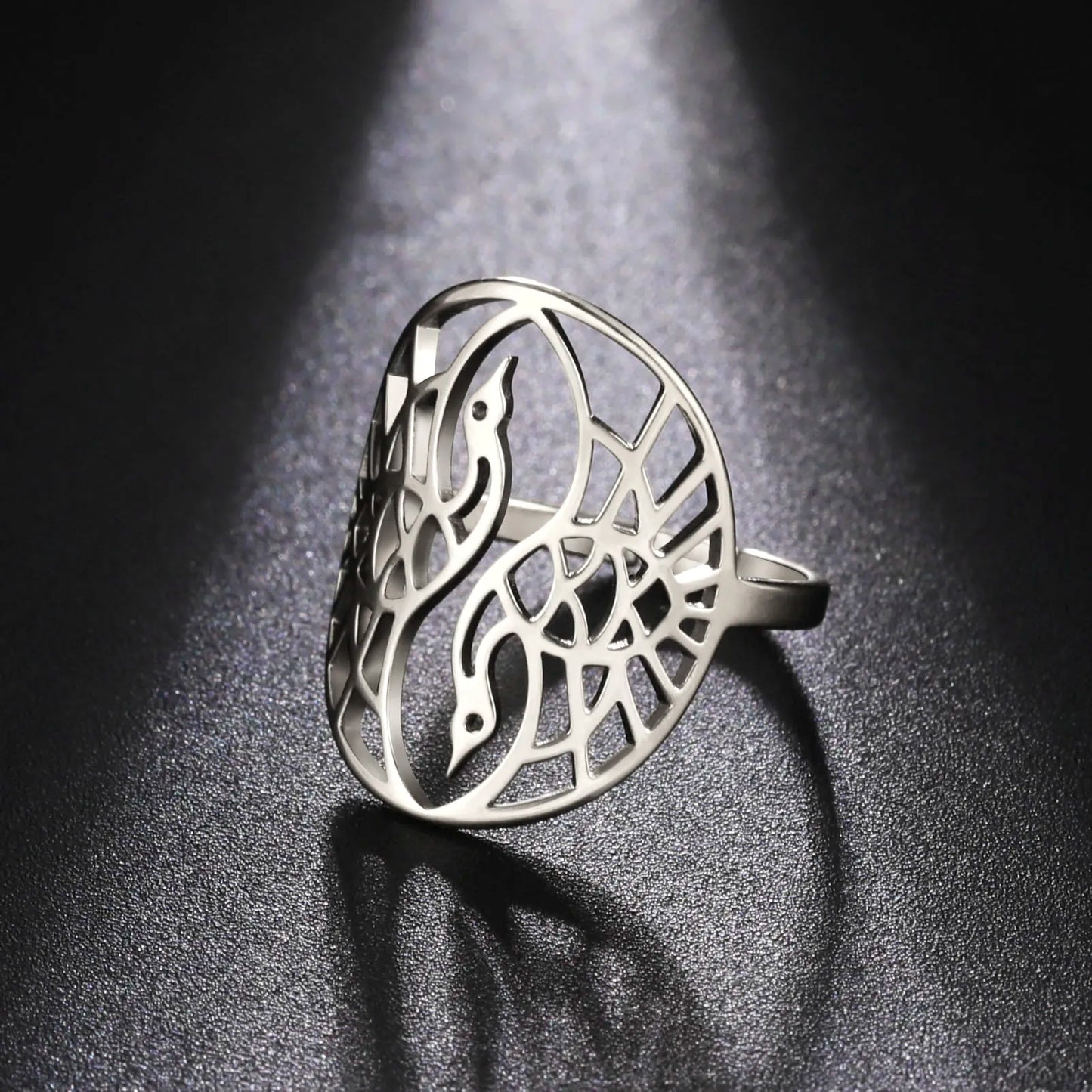 Zen Birds Adjustable Ring