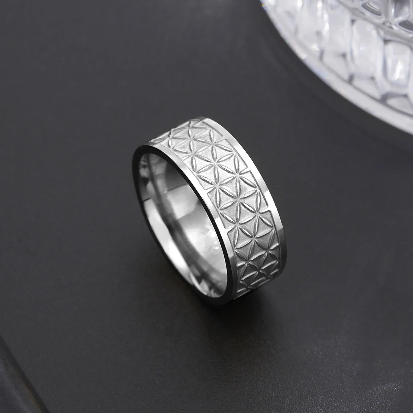 Flower of Life Eternity Ring