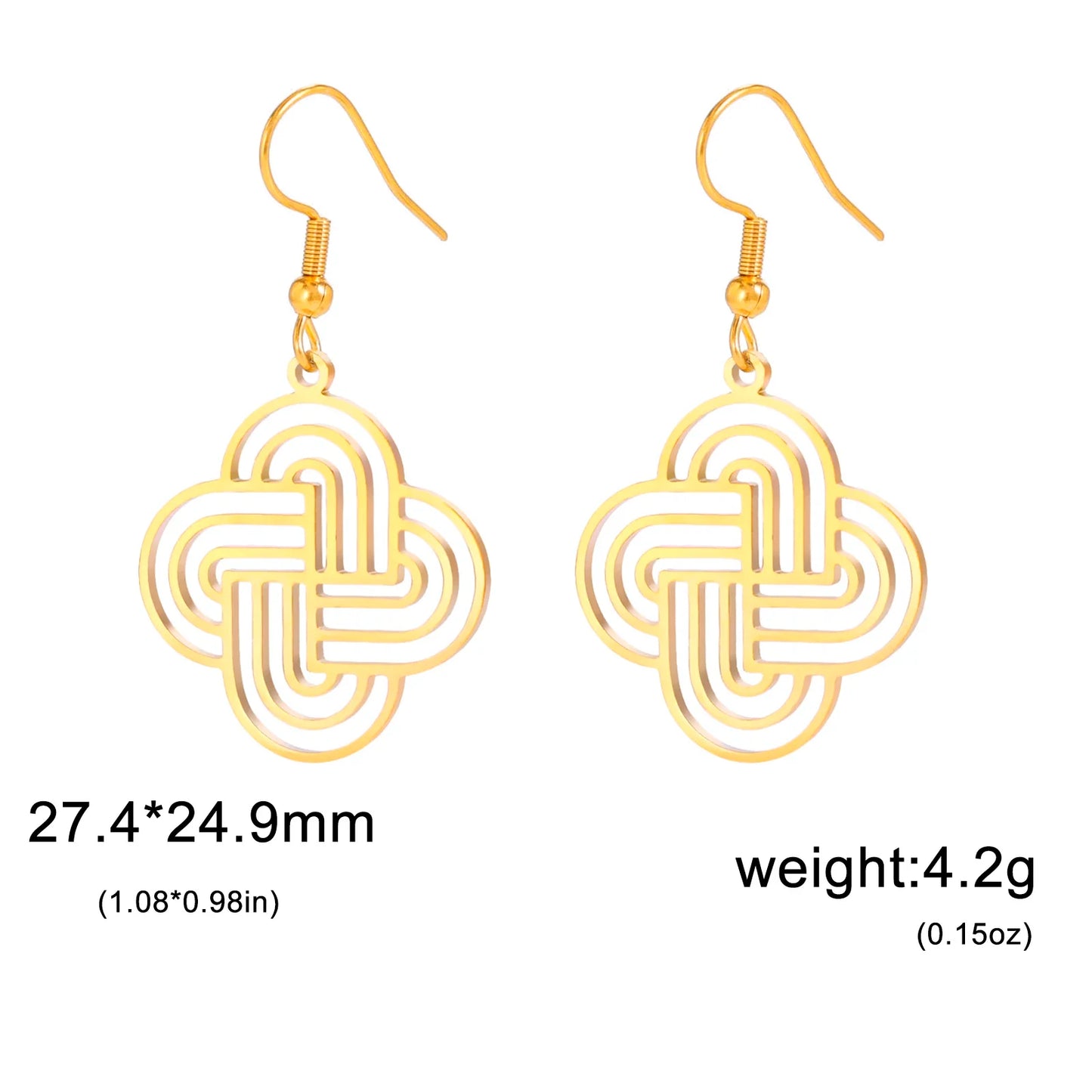 Lovers Loop Drop Earrings