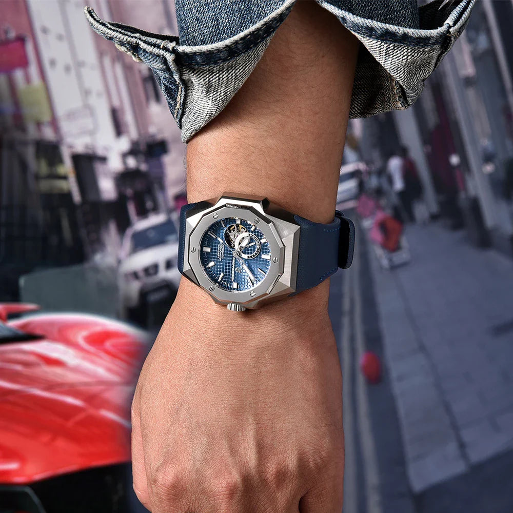 PAGANI DESIGN PD-YS010 Automatic Chronometer Luxury Sport Watch for Men - Dagger & Diamond