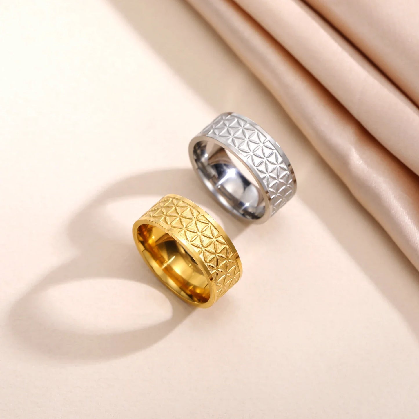 Flower of Life Eternity Ring