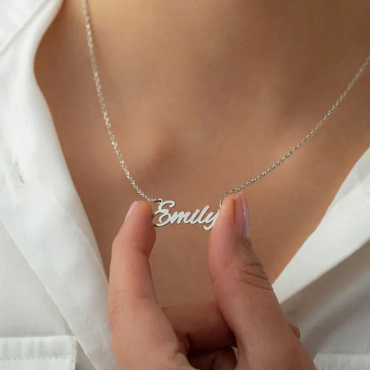 Personalized Name Necklace for Her - Dagger & Diamond