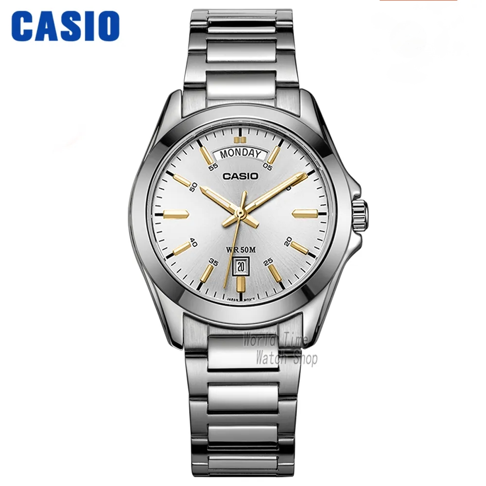 Casio MTP-1370 Week-Date Quartz Watch for Men - Dagger & Diamond MTP1370D7A2