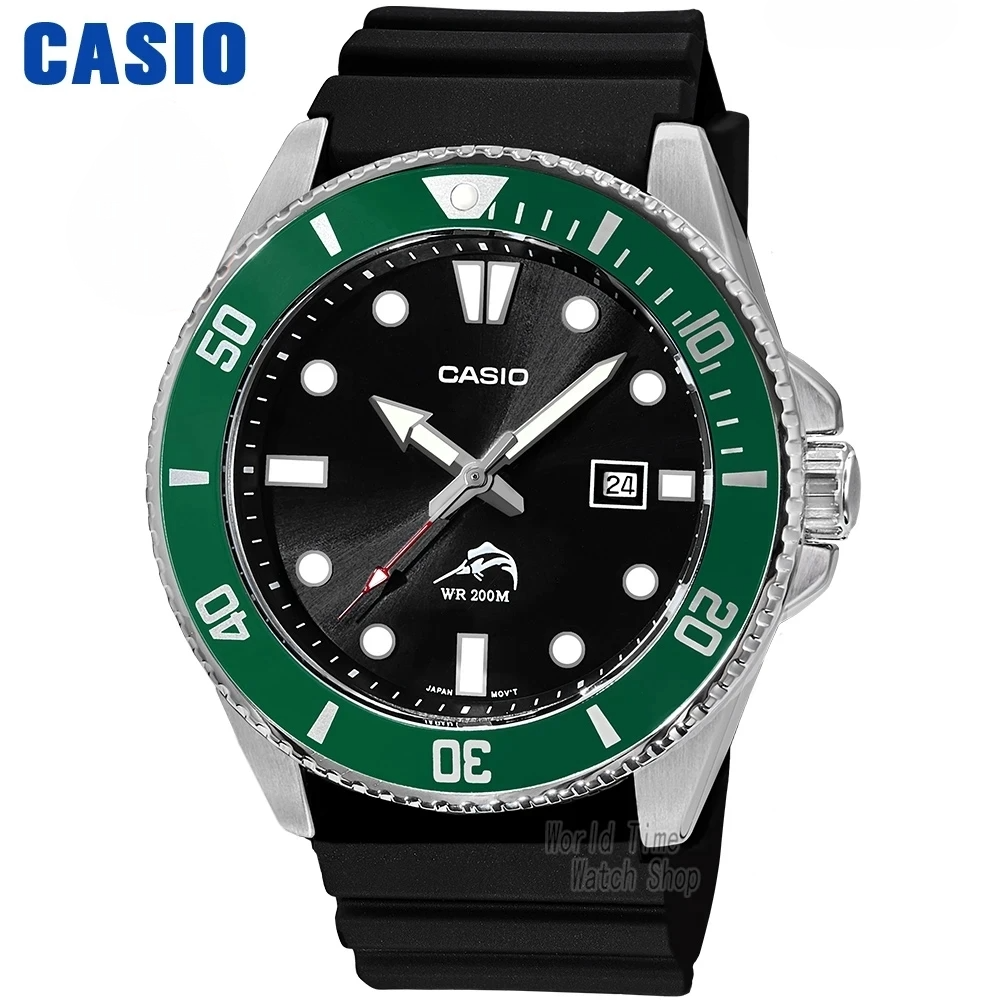 Casio MDV-106 Sport Diver Quartz Watch for Men - Dagger & Diamond MDV-106B-1A3